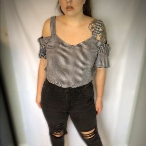 Charlotte Russe Cold Shoulder Top
